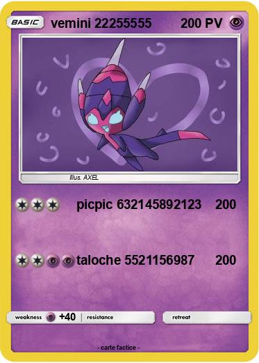 Pokemon vemini 22255555