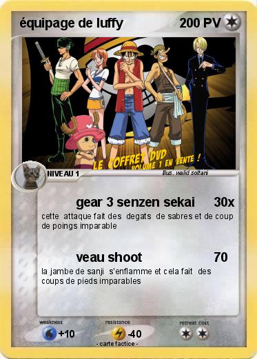 Pokemon équipage de luffy