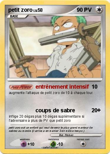 Pokemon petit zoro