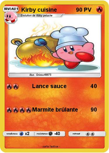 Pokemon Kirby cuisine