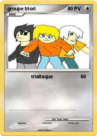 Pokemon groupe triori