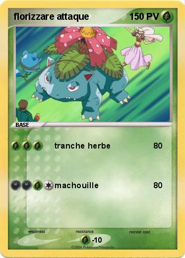 Pokemon florizzare attaque