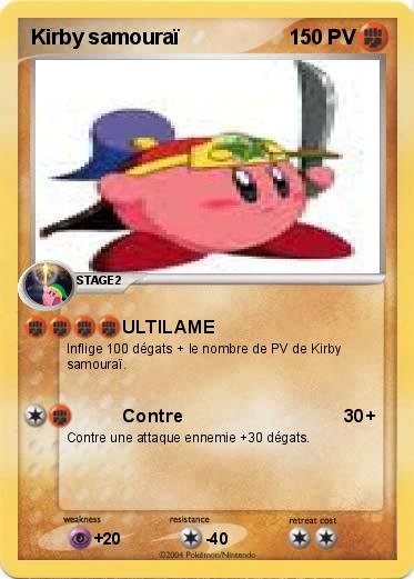 Pokemon Kirby samouraï