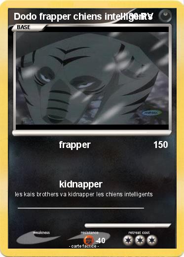 Pokemon Dodo frapper chiens intelligents