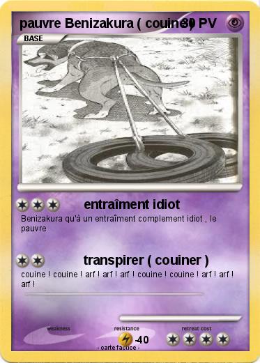 Pokemon pauvre Benizakura ( couine )