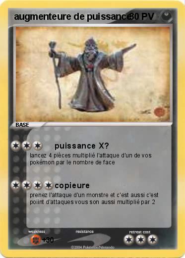 Pokemon augmenteure de puissance