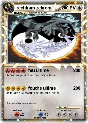 Pokemon rechiram zekrom