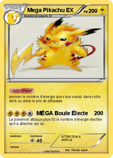Pokemon Mega Pikachu EX