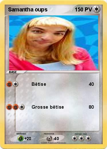 Pokemon Samantha oups