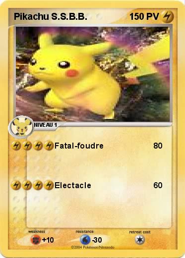 Pokemon Pikachu S.S.B.B.             