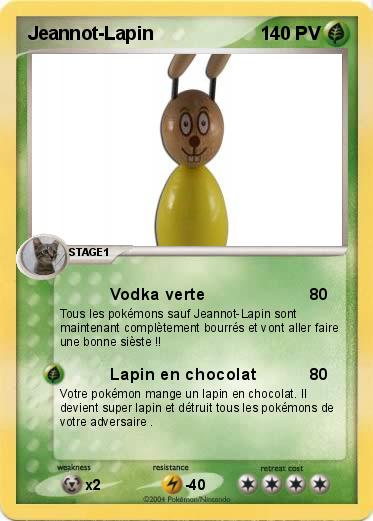 Pokemon Jeannot-Lapin