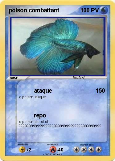 Pokemon poison combattant