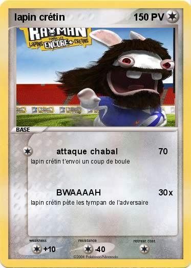 Pokemon lapin crétin