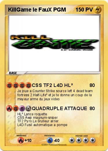 Pokemon KillGame le FauX PGM