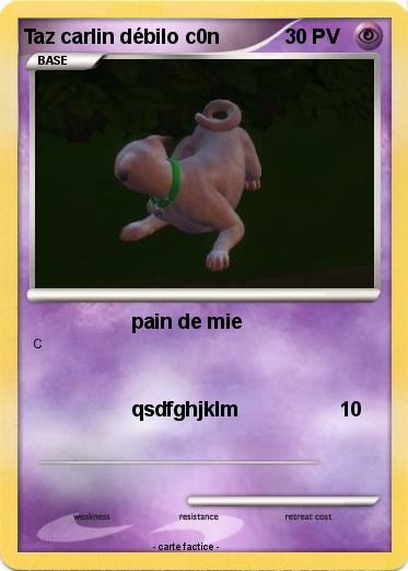 Pokemon Taz carlin débilo c0n