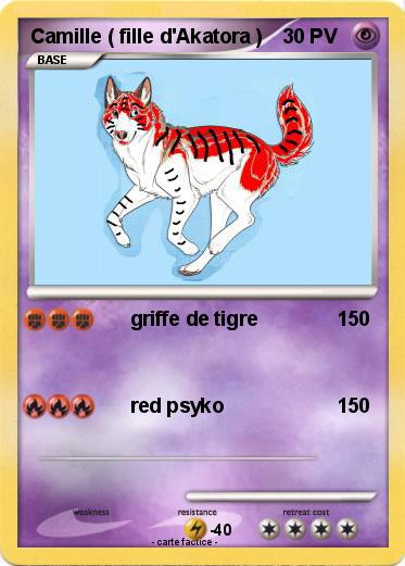 Pokemon Camille ( fille d'Akatora )