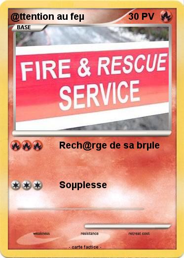 Pokemon @ttention au feµ