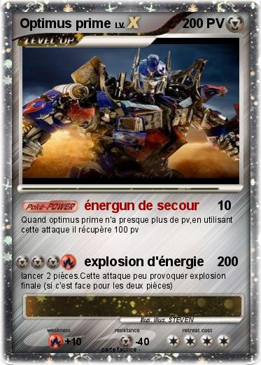 Pokemon Optimus prime