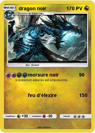 Pokemon dragon noir