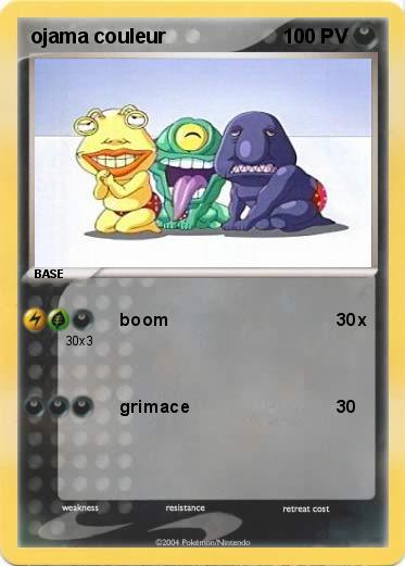 Pokemon ojama couleur