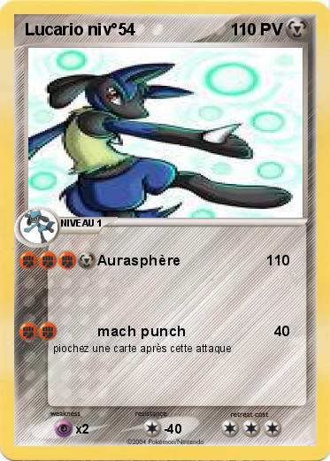 Pokemon Lucario niv°54