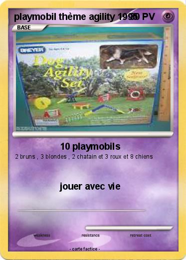 Pokemon playmobil thème agility 1995