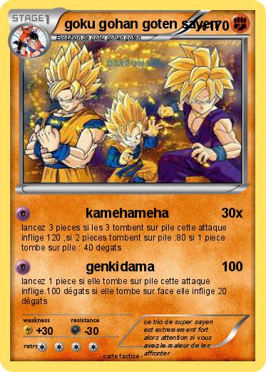 Pokemon goku gohan goten sayen