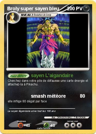 Pokemon Broly super sayen bleu