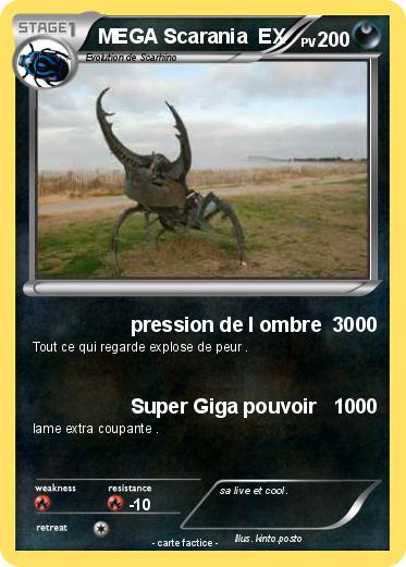 Pokemon MEGA Scarania  EX