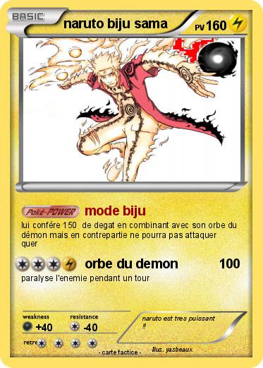 Pokemon naruto biju sama