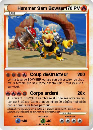 Pokemon Hammer Sam Bowser