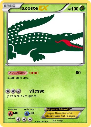 Pokemon lacoste