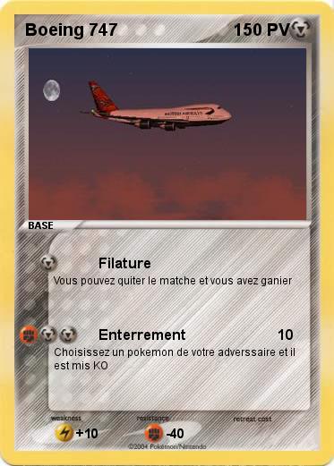 Pokemon Boeing 747