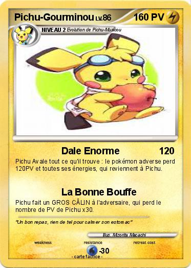 Pokemon Pichu-Gourminou