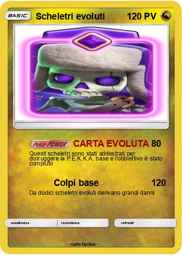 Pokemon Scheletri evoluti