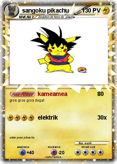 Pokemon sangoku pikachu