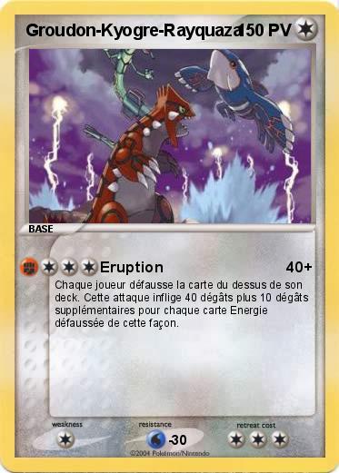 Pokemon Groudon-Kyogre-Rayquaza