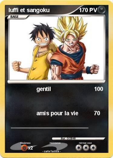 Pokemon luffi et sangoku