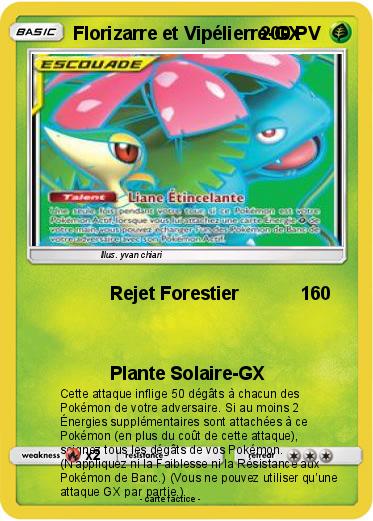 Pokemon Florizarre et Vipélierre-GX