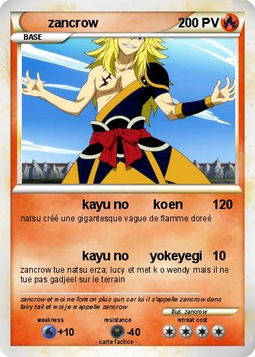 Pokemon zancrow