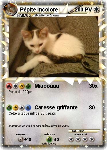 Pokemon Pépite incolore