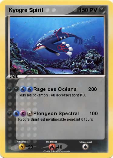 Pokemon Kyogre Spirit