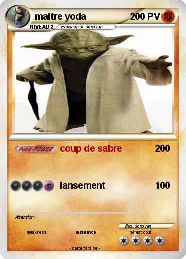 Pokemon maitre yoda