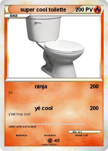Pokemon super cool toilette