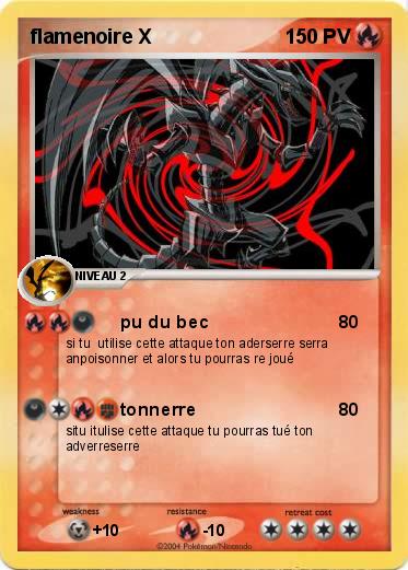Pokemon flamenoire X