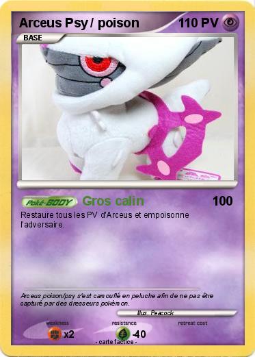 Pokemon Arceus Psy / poison