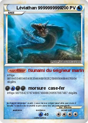Pokemon Léviathan 9999999999