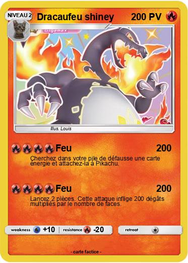 Pokemon Dracaufeu shiney