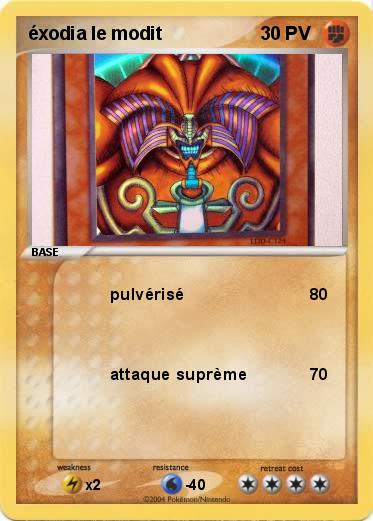 Pokemon éxodia le modit
