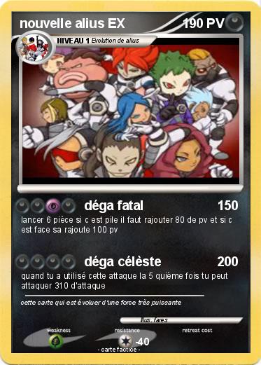 Pokemon nouvelle alius EX